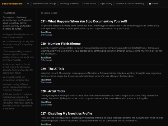 blog screenshot