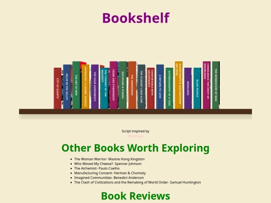 bookshelf screenshot