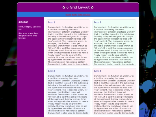 busygridlayout screenshot