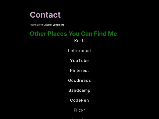 contact screenshot