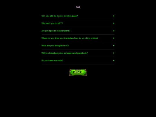 faq screenshot