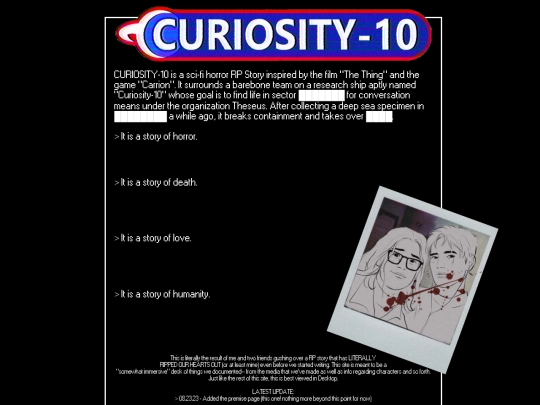 Projects/Curiosity10/lab screenshot