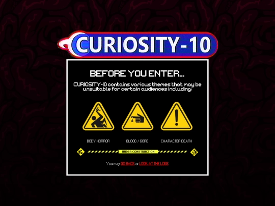 Projects/Curiosity10/splash screenshot