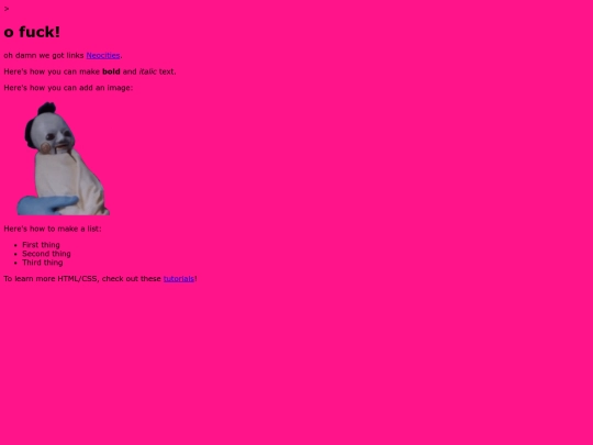 index screenshot