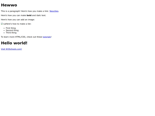 index screenshot