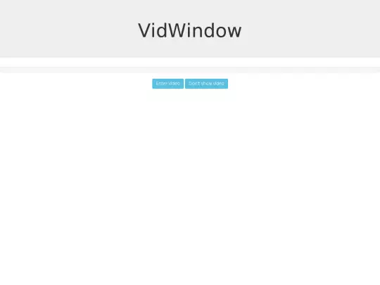 VidWindow screenshot