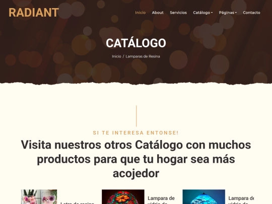 LAMPARAS-ONLINE/resina screenshot