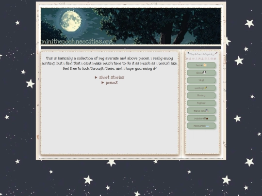 writing screenshot