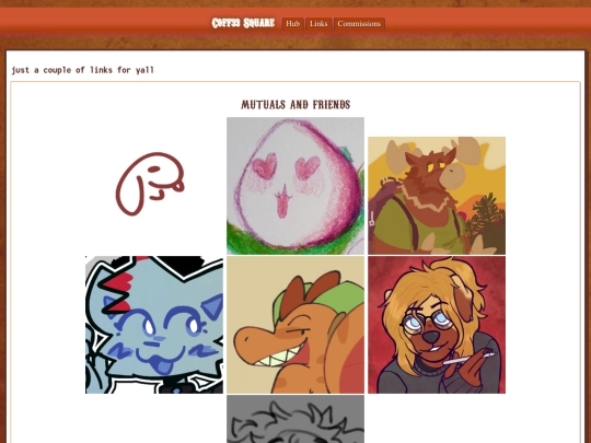 links screenshot