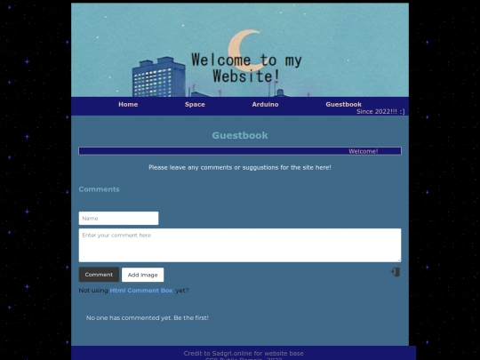 guestbook screenshot