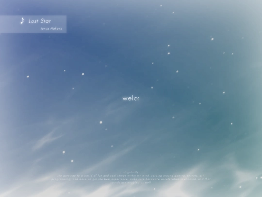 singularity screenshot