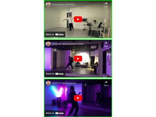 b/dance screenshot