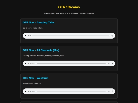 OTR screenshot