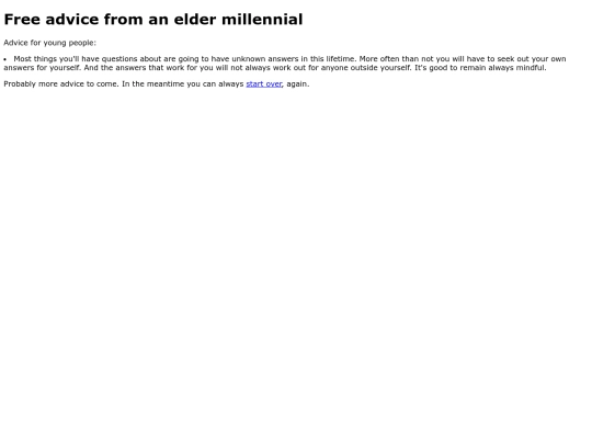 freeadvice screenshot