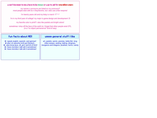 aboutme screenshot