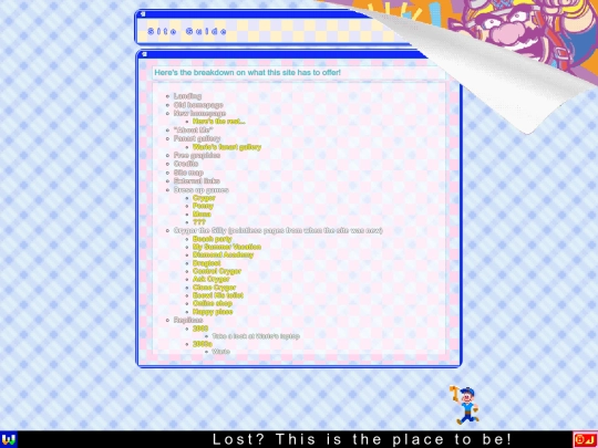 links screenshot