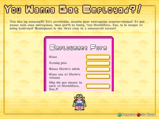 party/register screenshot