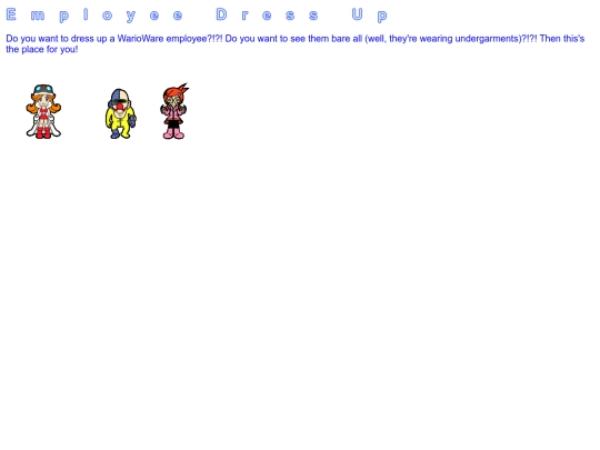 retro/dressup screenshot
