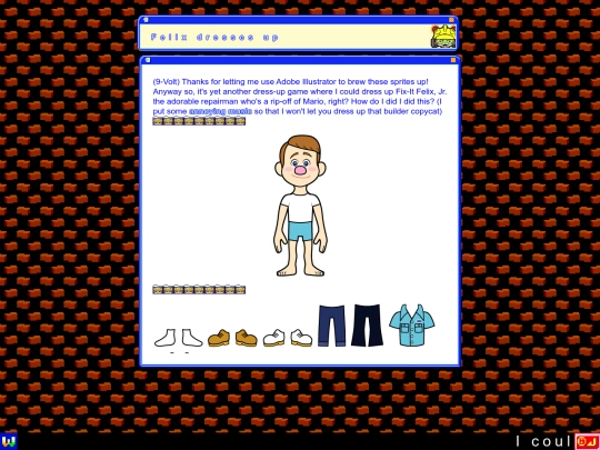 retro/fif/fifdressup screenshot