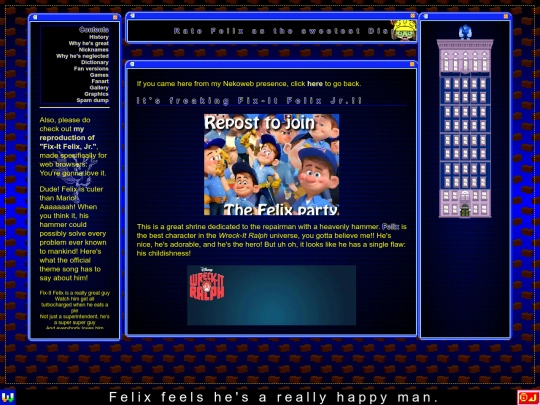 retro/wir/felix screenshot