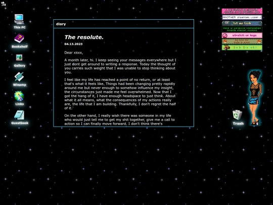 diary screenshot