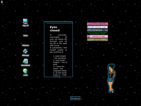 playlists/eyesclosed screenshot