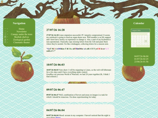 blog screenshot