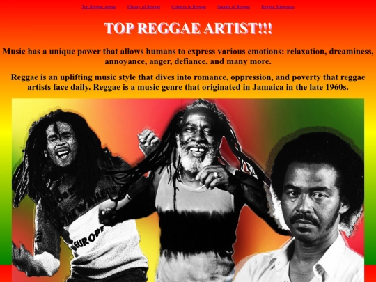 Reggae3/Reggae1 screenshot