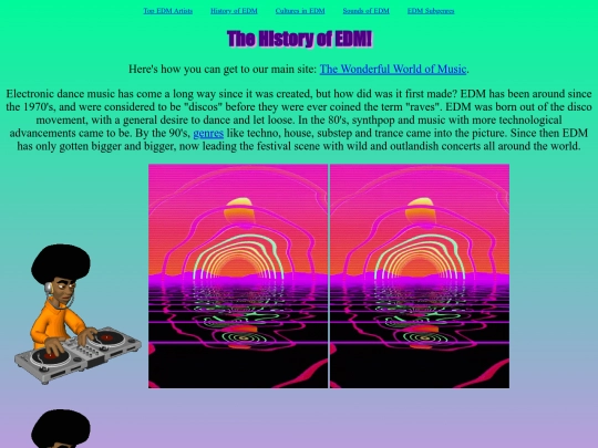 schooleyEDM/historyofEDM screenshot