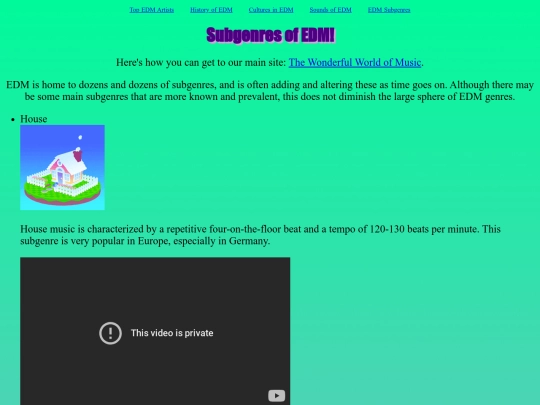 schooleyEDM/subgenresofEDM screenshot