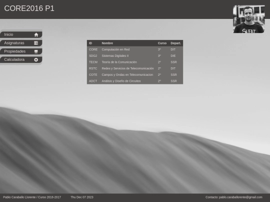 asignaturas screenshot