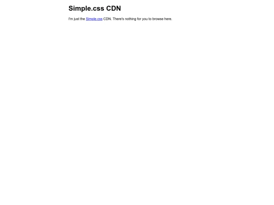 css/simple.css screenshot