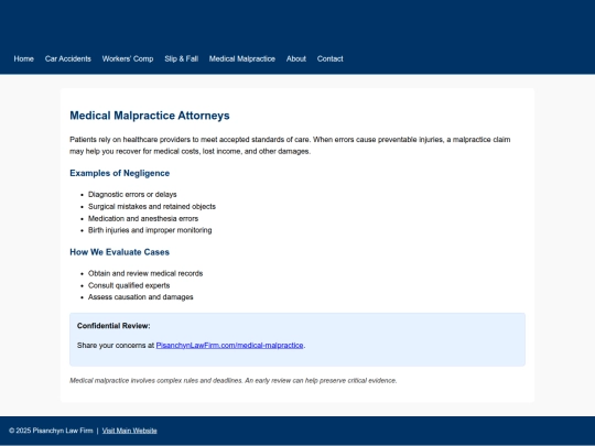 medical-malpractice screenshot