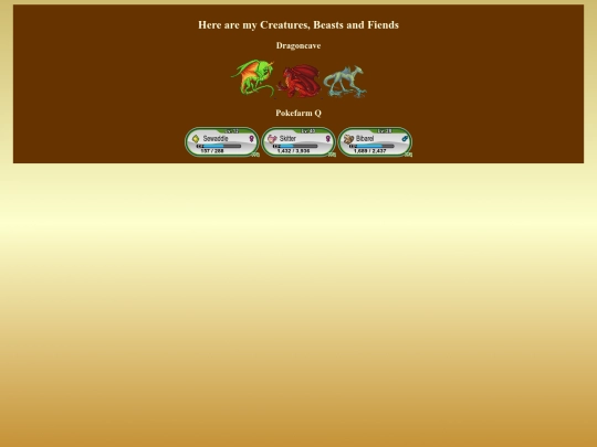 BeastsAndCreatures screenshot