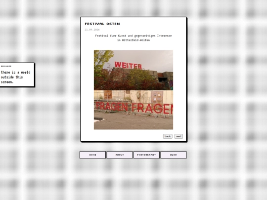 blog screenshot
