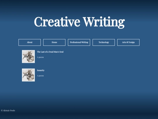 creativewriting screenshot