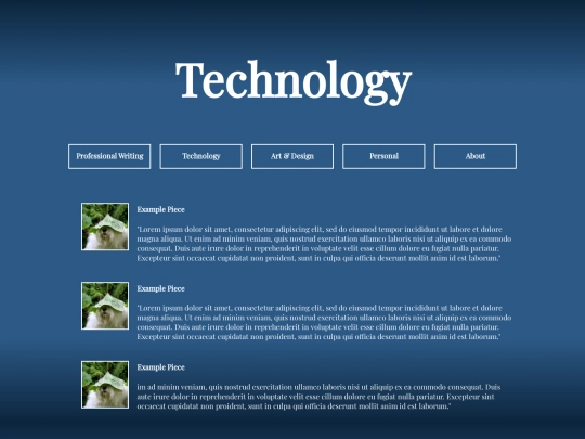 technology screenshot