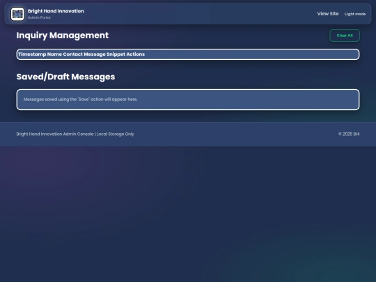 dashboard screenshot