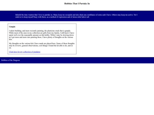 pages/hobbies_page screenshot