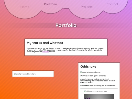 portfolio screenshot