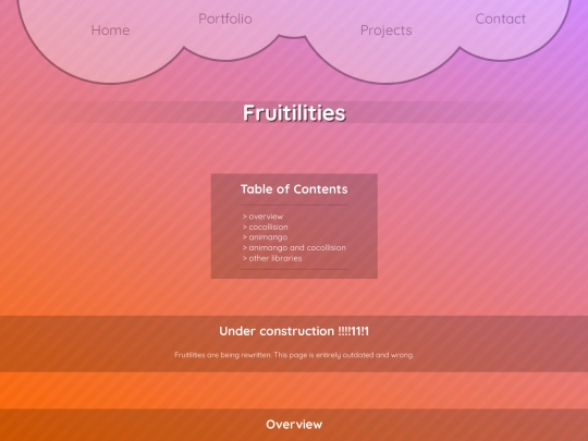projects/fruitilities screenshot
