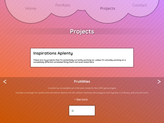 projects screenshot