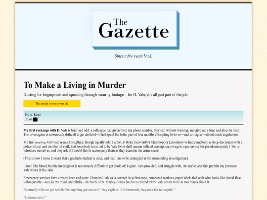 misc/exhibita/gazette screenshot