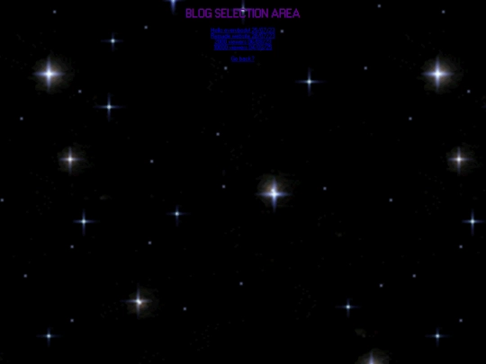 blogselection screenshot