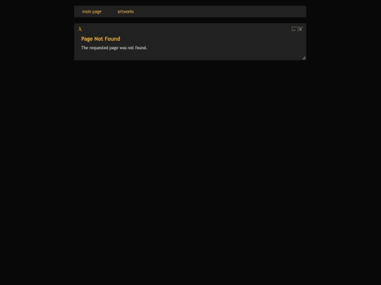 not_found screenshot