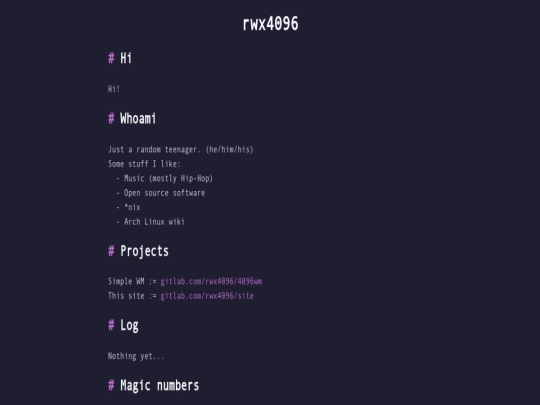 index screenshot