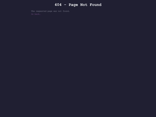 not_found screenshot