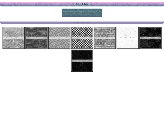 content/patterns screenshot