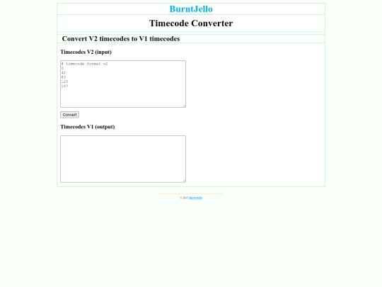 t/TimecodeConverter screenshot