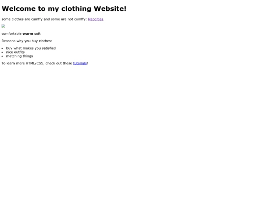 clothes screenshot